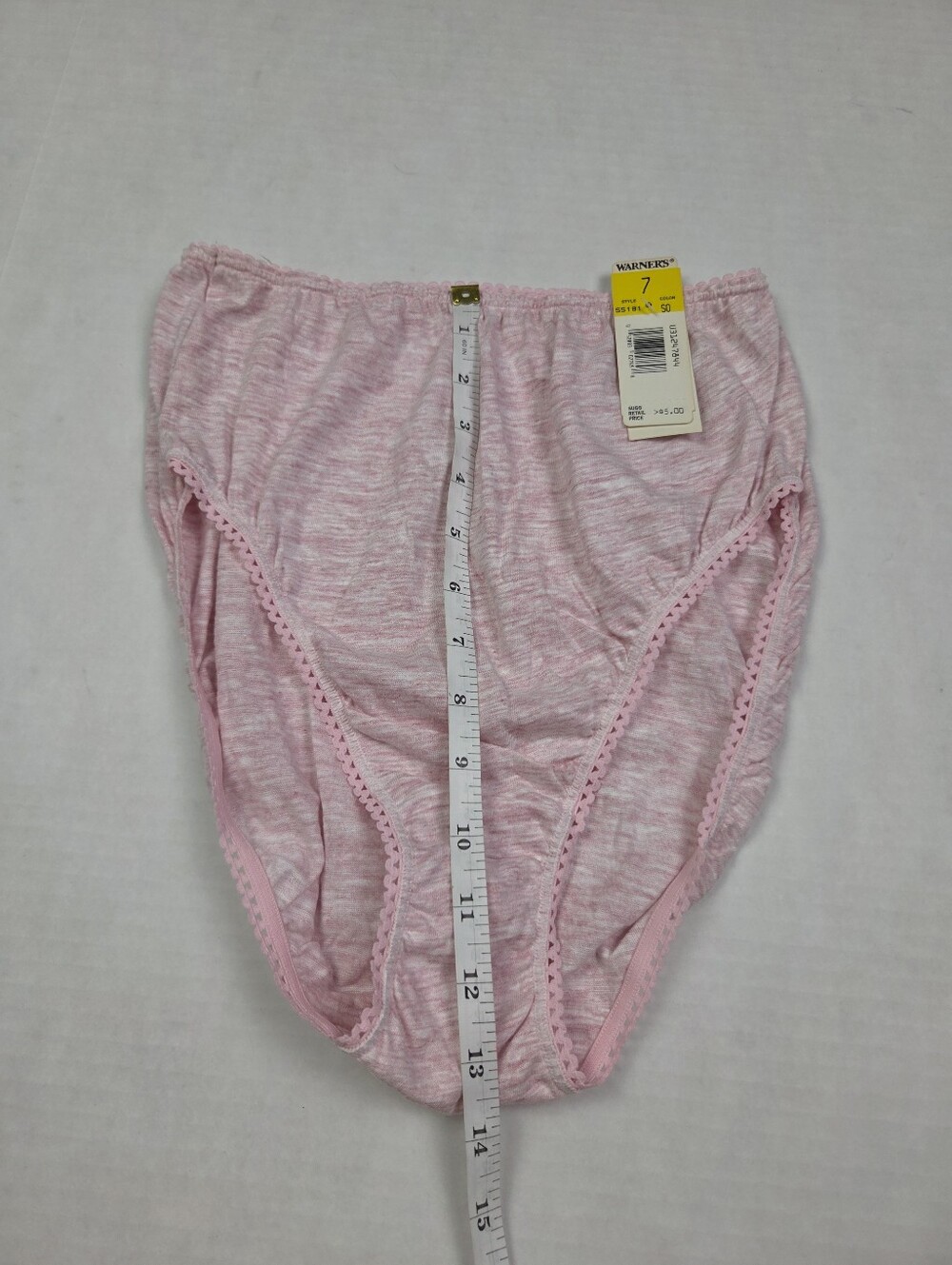 Warners 80s 90s Vintage Highwaist Pink Cotton Underwear - Picture 4 of 8